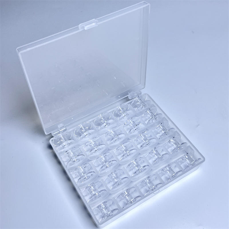 Textile Sewing Machine - 25 Grid Clear Empty Bobbins Storage