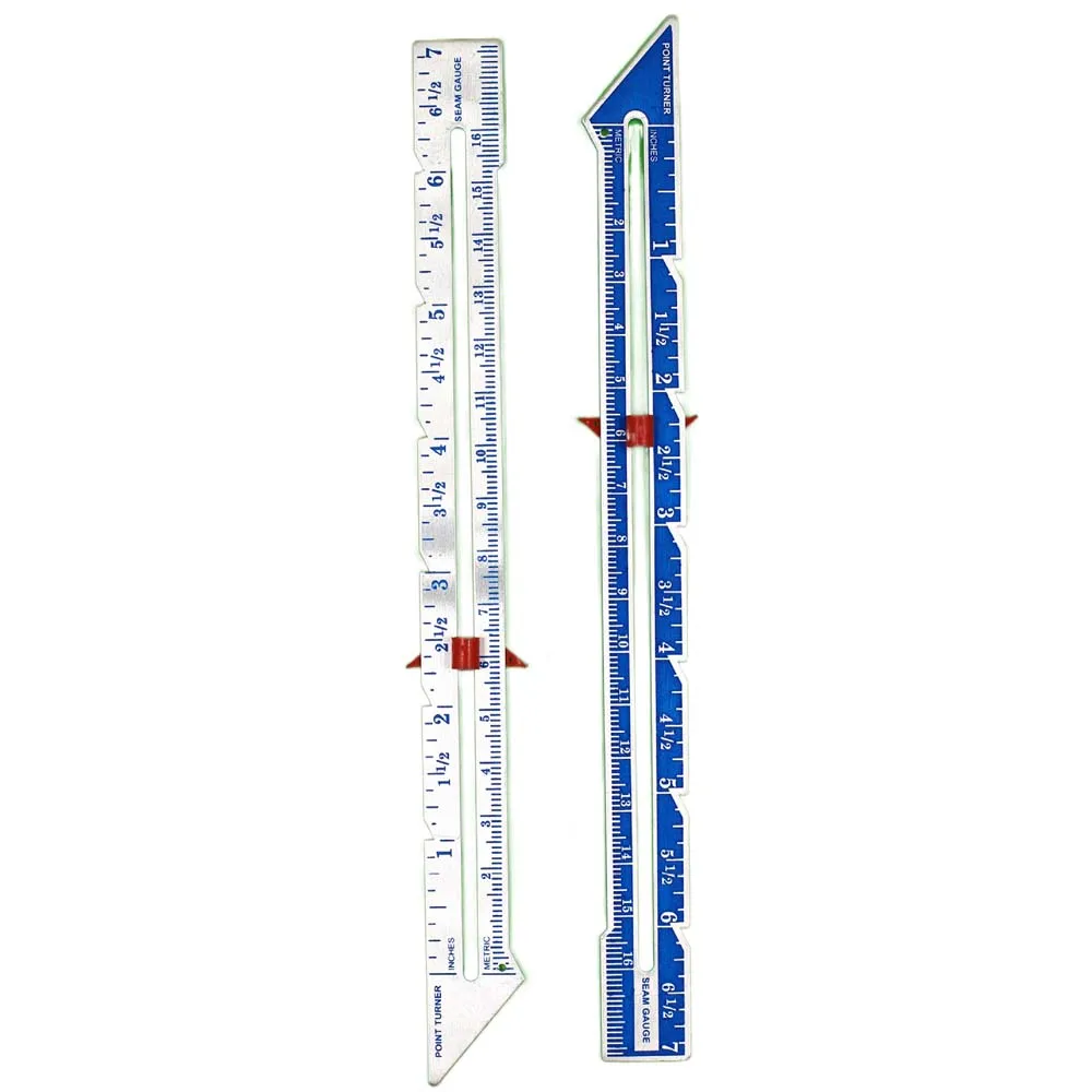 1Pcs Quilting Ruler Aluminium  - Sewing Gauge Ruler ulasan dan harga