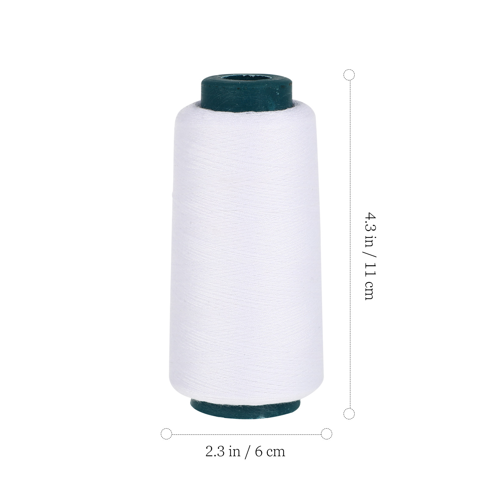 3000 Yards Bleached White Poly - Sewing Thread In Textile ulasan dan harga