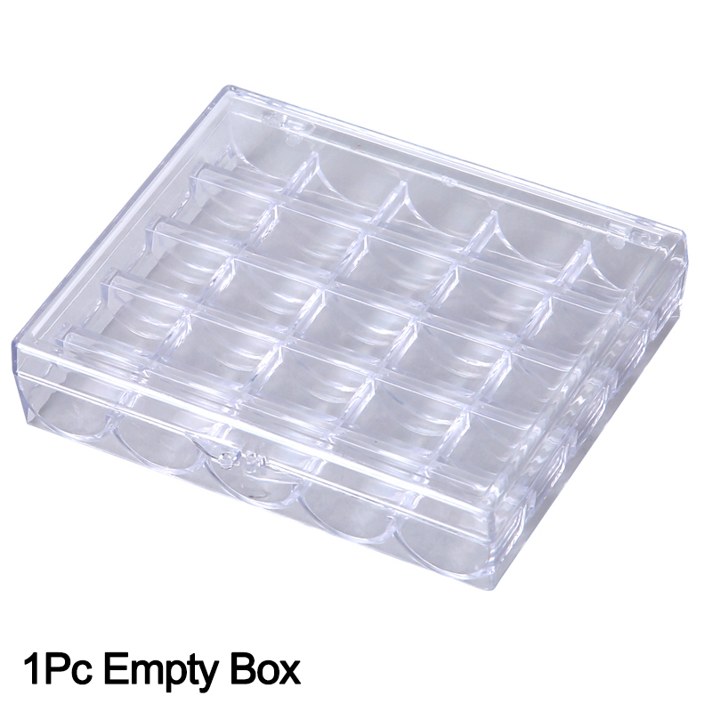 25 Grid Clear Empty Bobbins St - Textile Sewing Machine ulasan dan harga